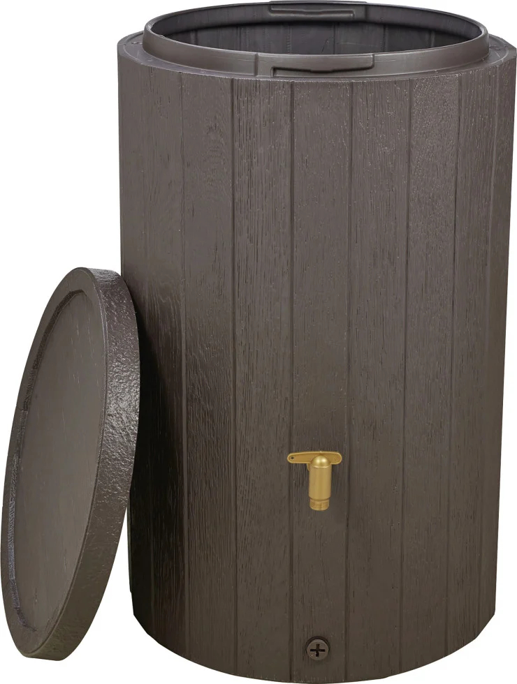 4rain MADERA Regenspeicher 400 L – Rustikales Design