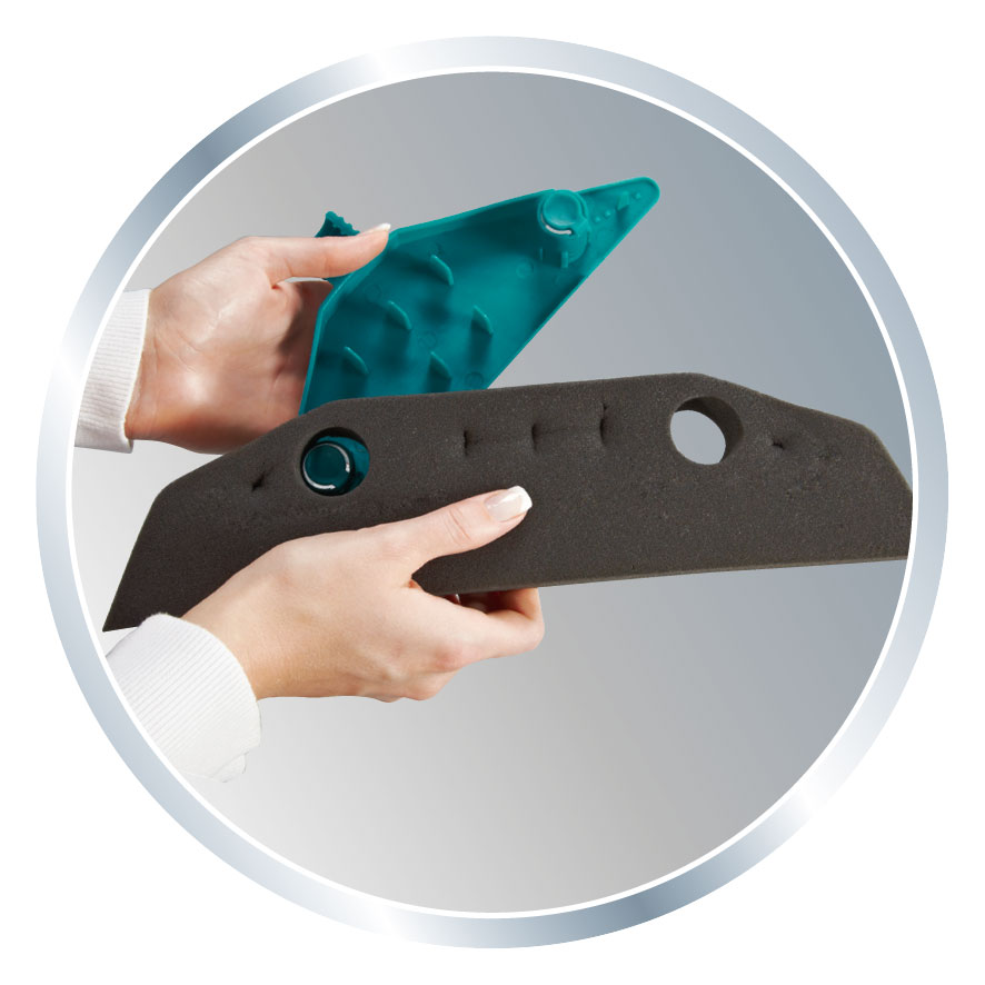Leifheit Ersatzschaumstoff für Schaumstoffbesen Soft & Easy