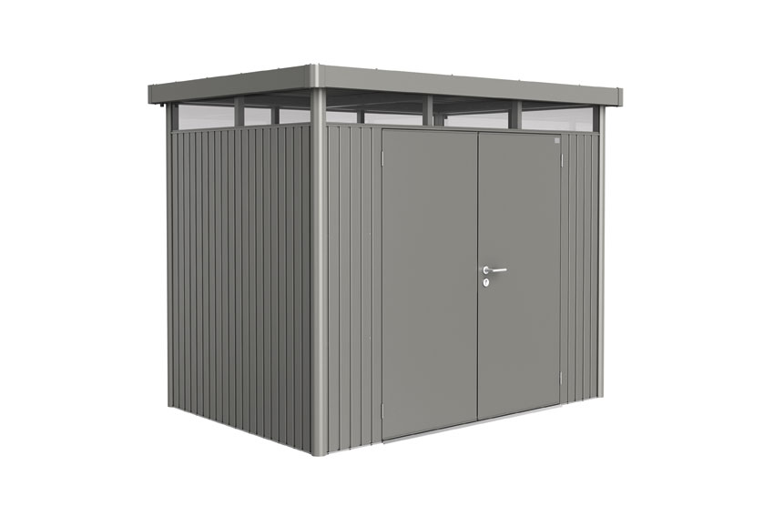 Gerätehaus Biohort HighLine H2 quarzgrau-metallic DT 275x195cm
