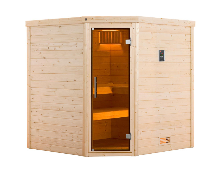 Weka Sauna TURKU Eck 7,5 kW BioS GT Gr.2