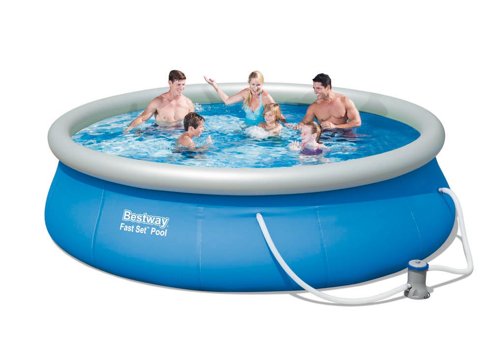 Pool / Fast Set Quick Up Pool Bestway Set mit Filterpumpe Ø396x84cm