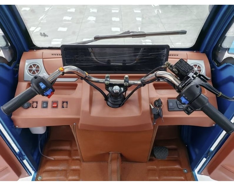 Tuk-Tuk Cargo Kabine geschlossen 25kmh / 45kmh