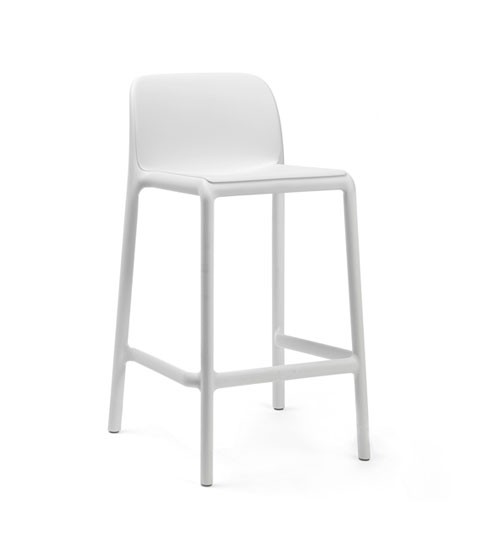 Nardi Barhocker / Barstuhl Faro Mini Stapelstuhl Kunststoff weiß