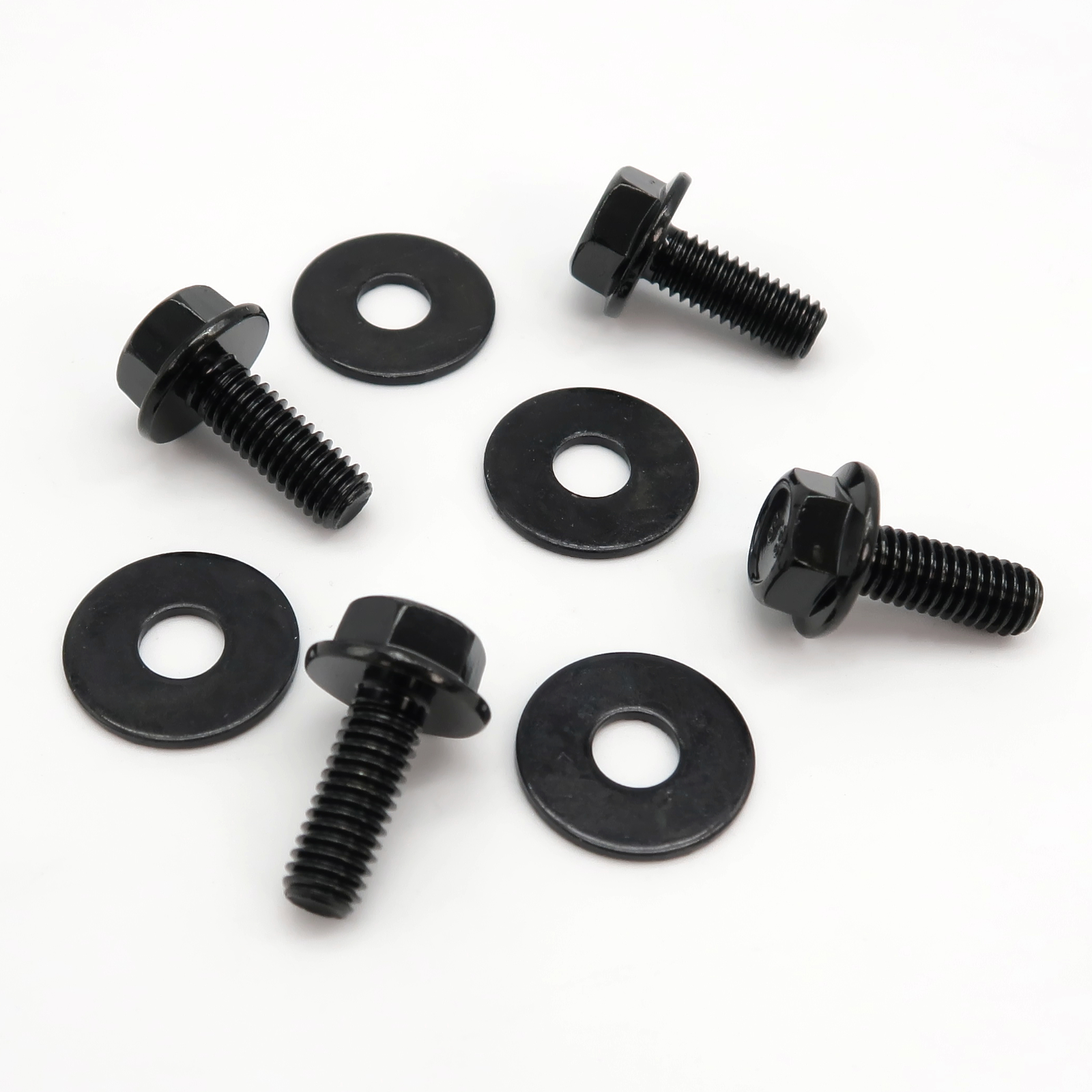Rolektro Schrauben mit U-Scheiben für Verkleidung hinten 6x16mm