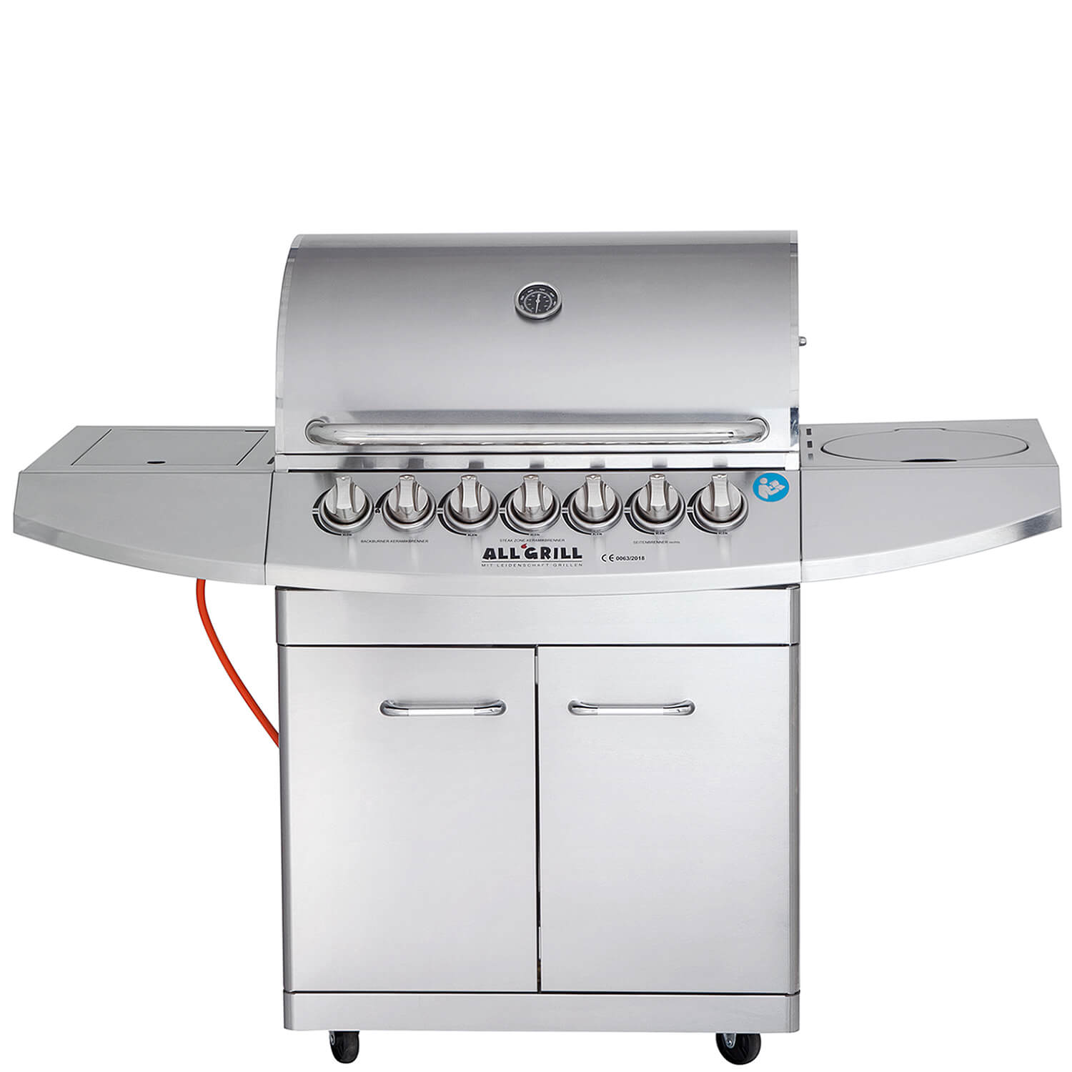 All'Grill® Gasgrill ALLROUNDER IV Gasgrill 4-flammig