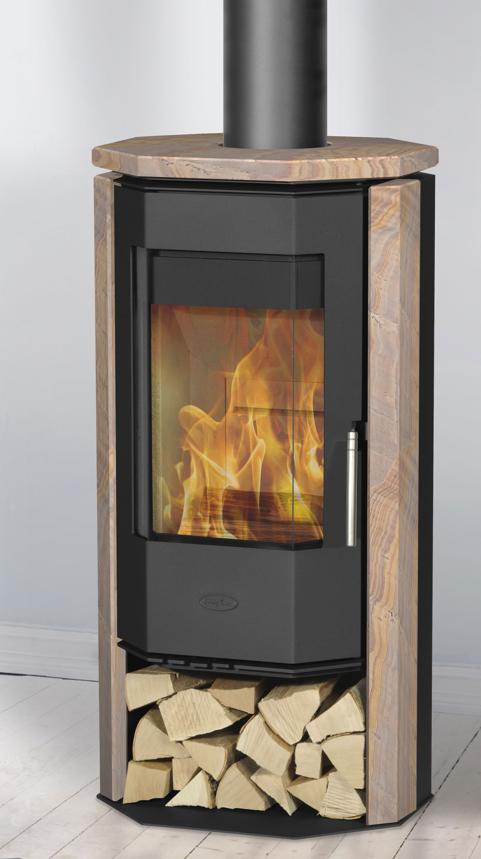 Fireplace Kaminofen Phönizia 2 raumluftunabhängig Loticstone 5kW