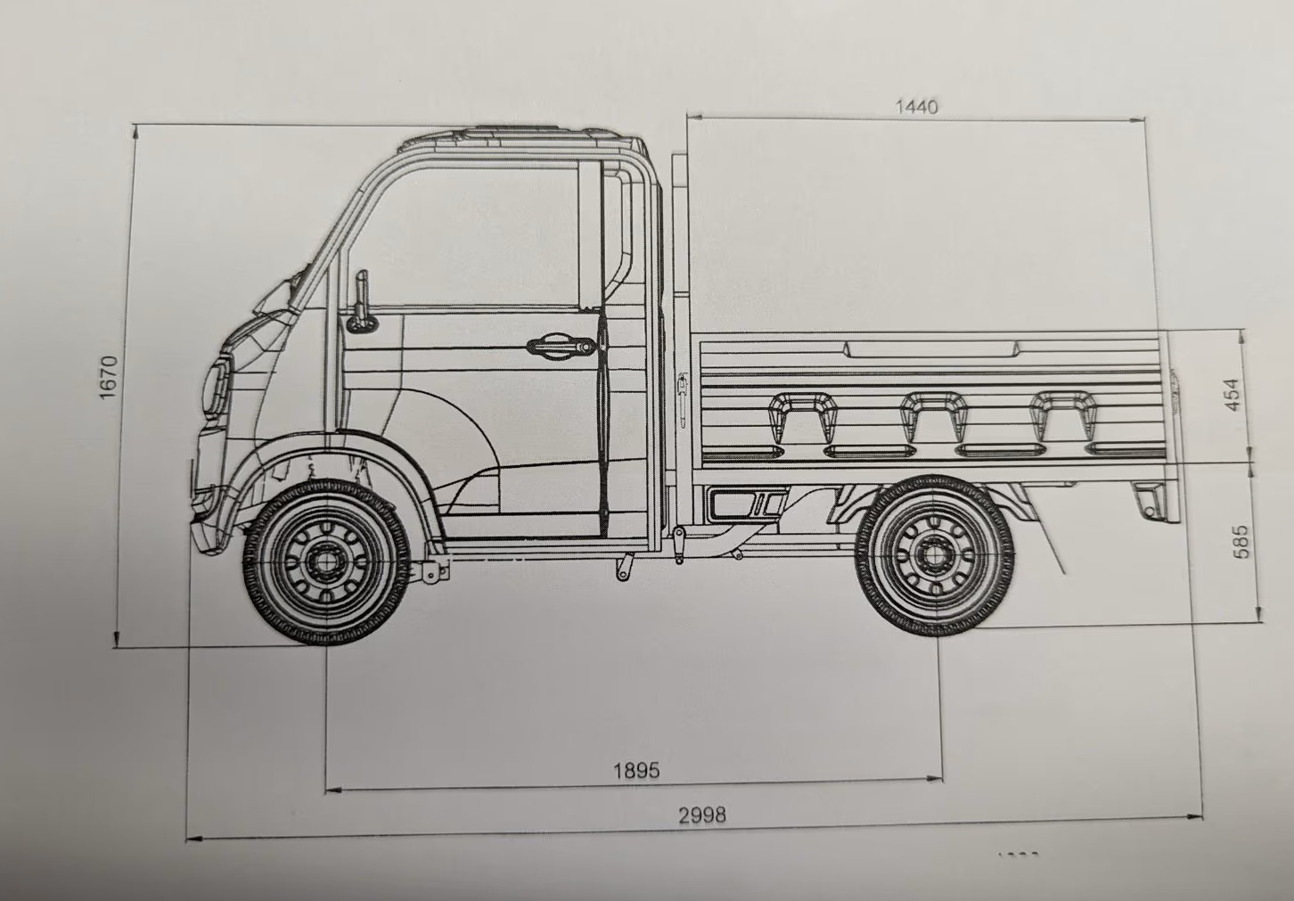 Cargo Muli Elektrotransporter 4-Rad