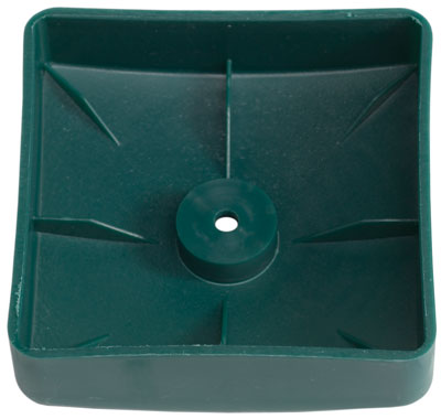 Abdeckkappe für Pfosten Kunststoff grün 90x90mm