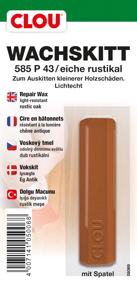Wachskitt Eiche rustikal 585 P 43
