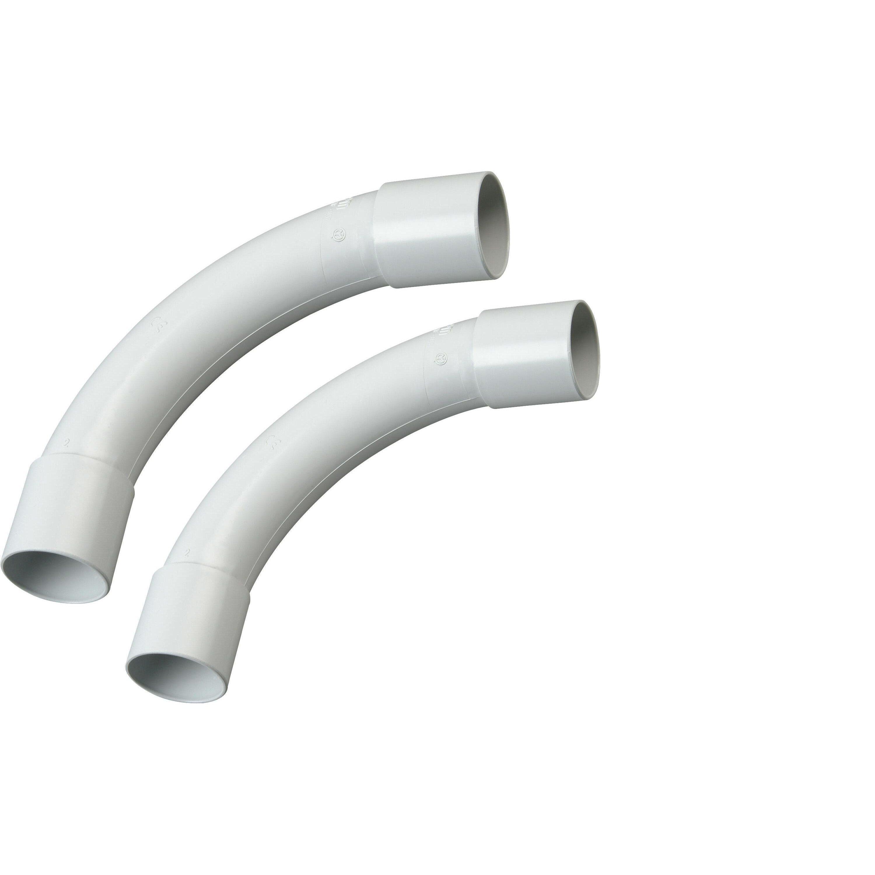 Steckbogen 90° für Isolierrohr 2 Stück
