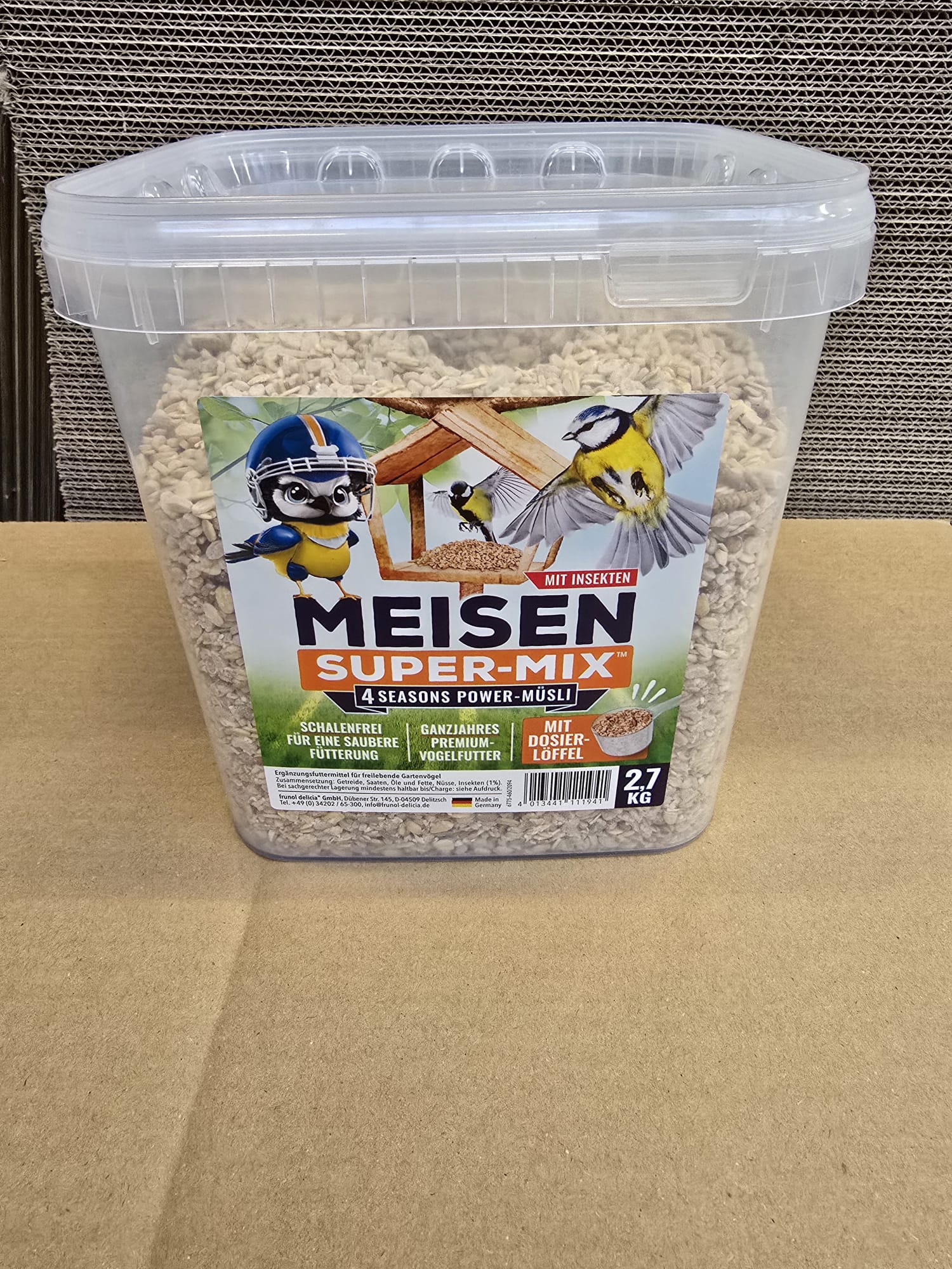 Vogelfutter Meisen Super Mix 2,7 kg Eimer