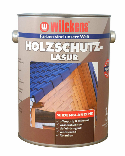 Wilckens® Holzschutzlasur Farblos seidenglänzend 2,5L