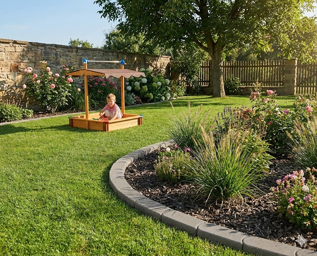 Mähstein "Christoph" – Die clevere Rasenkante Grau (22 x 10 x 4,2 cm)