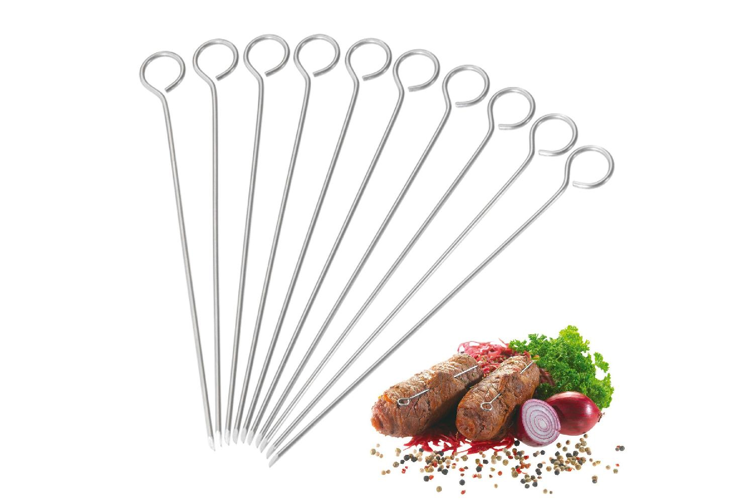 WESTMARK Rouladennadel Edelstahl 10cm 10 Stück