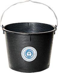 Baueimer Polyeth.-Regen. hohe Form, schwarz 10 l