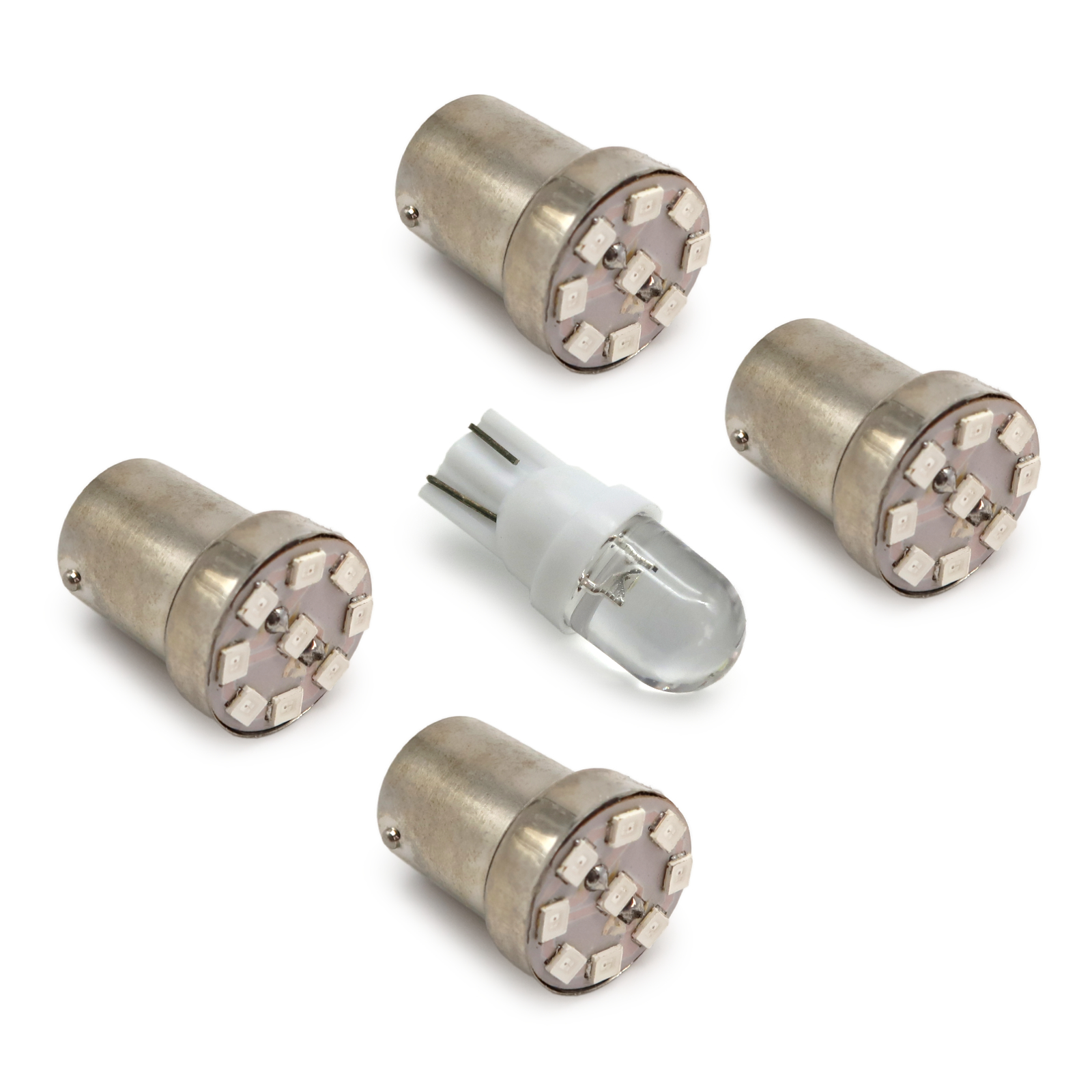 Rolektro LED Blinker, 4 Stück + LED Standlicht, 1 Stück für Trike/Quad