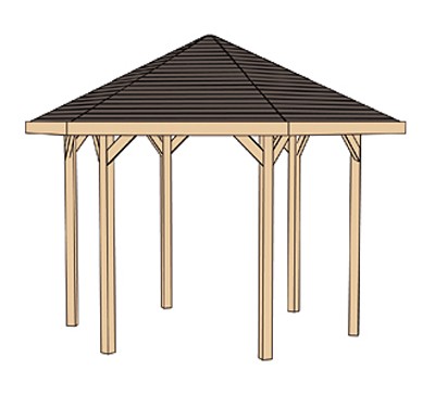 weka Pavillon 656 Gr.2, Sparset inkl. roten DS