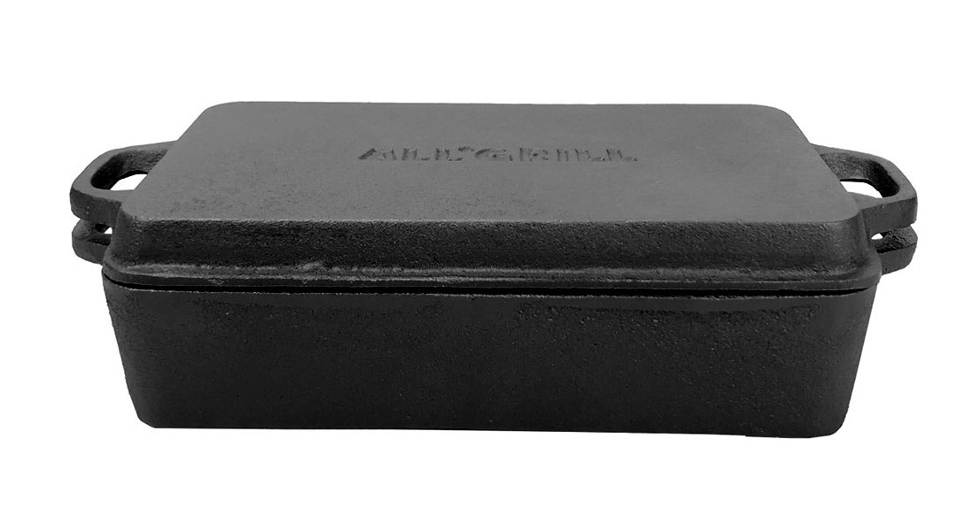 GusseisenKuss 2in1 Casserole Gusseisen 28x17x6cm + Deckel 28x17x3cm