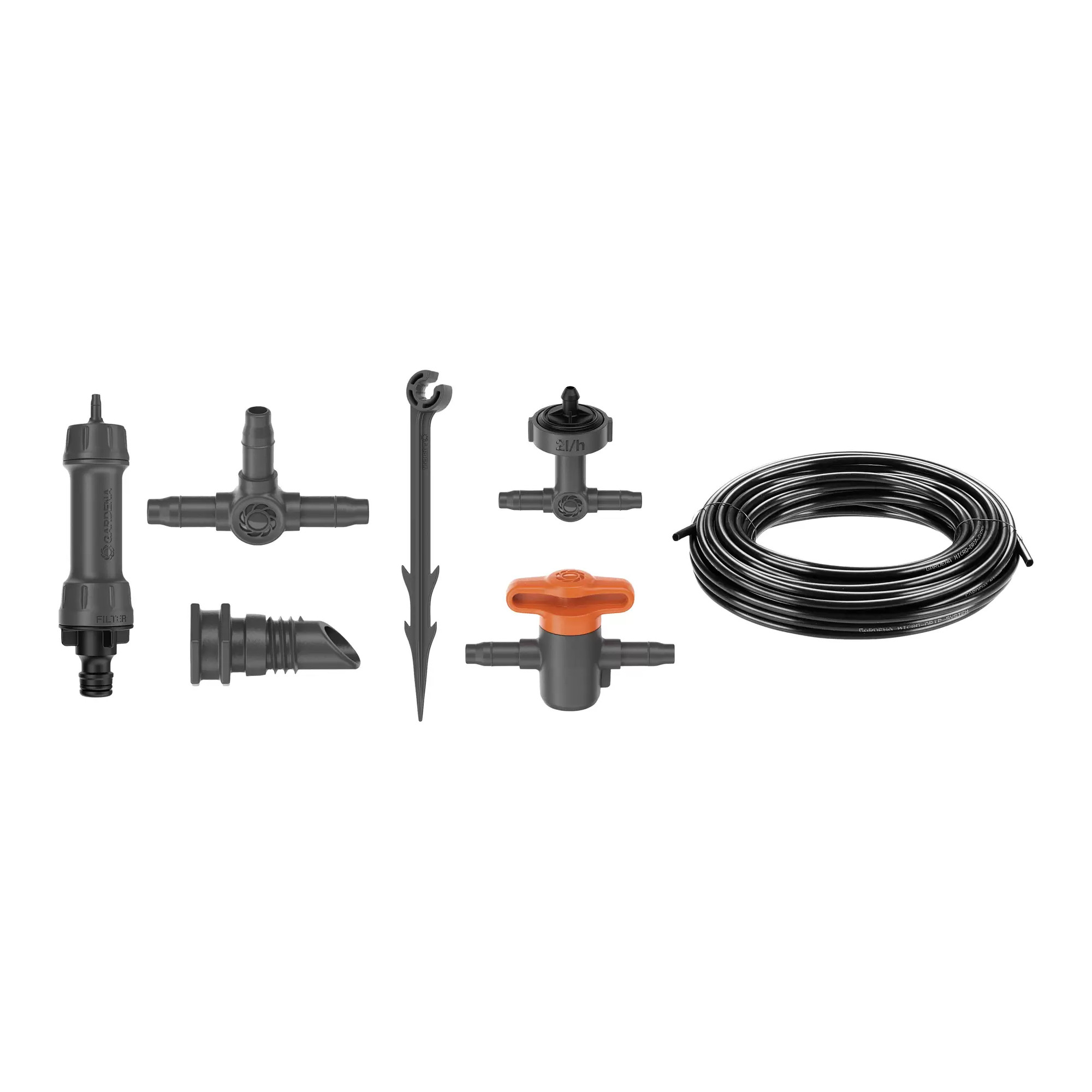 Micro-Drip Tropfbewässerung Set Balkon 15 Pflanzen 13401-20