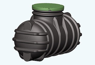 Abwasser Sammelgrube begehbar mit DIBt 1.000L Graf 102006