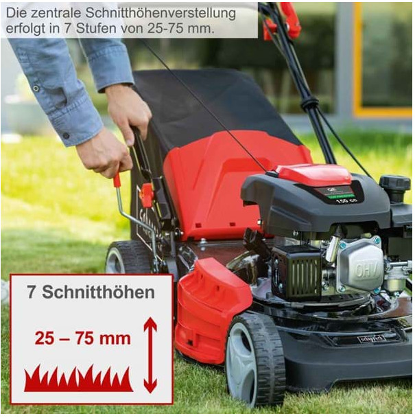 Scheppach Benzin Rasenmäher MS161-46 Schnittbreite 46 cm