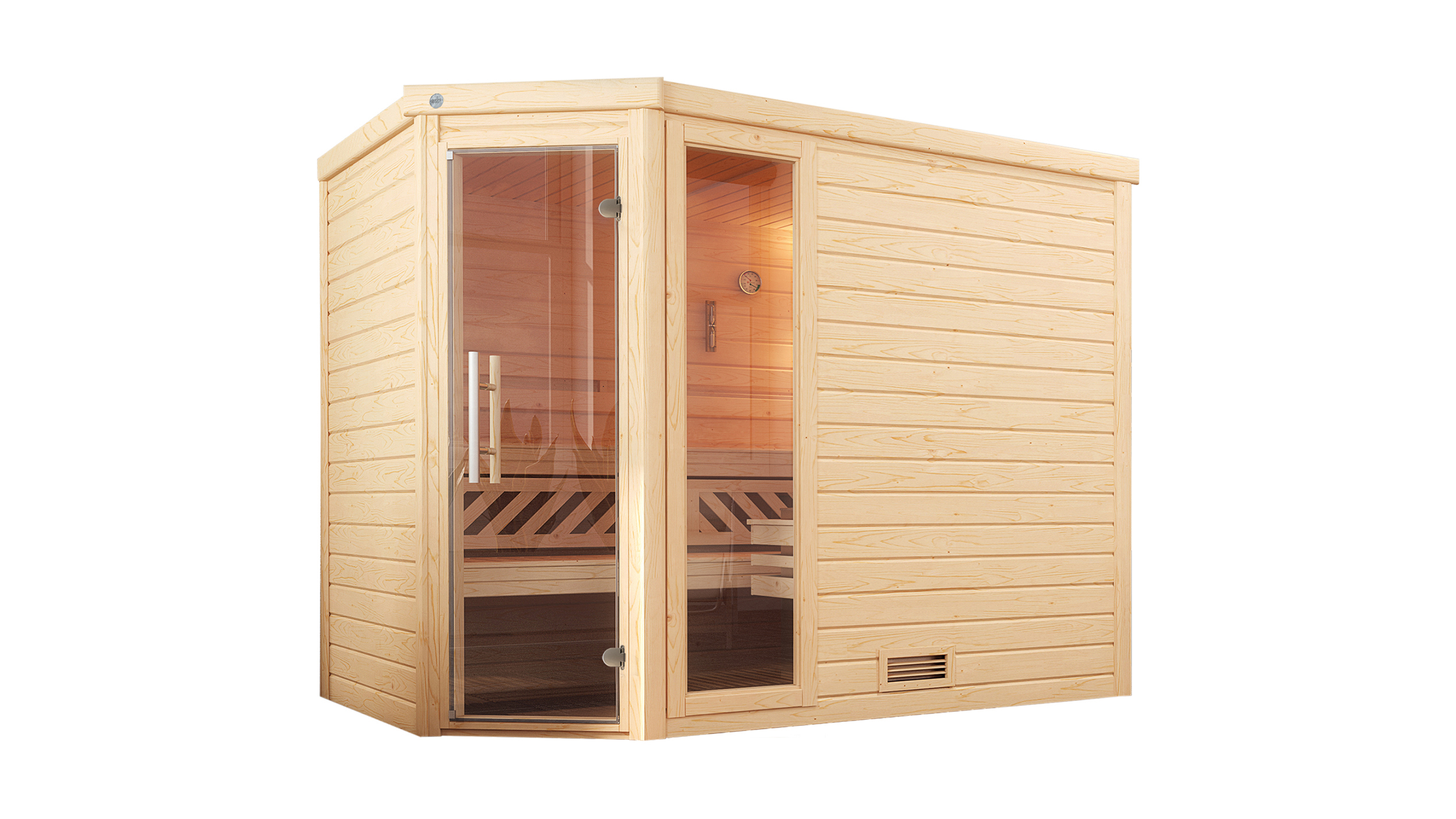 Weka Massivholz Sauna TURKU 3 GTF