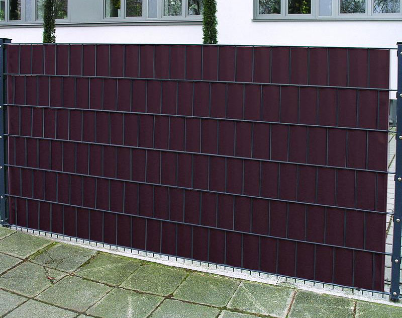 Sichtschutz / Zaunblende PVC Noor 0,19x35m braun
