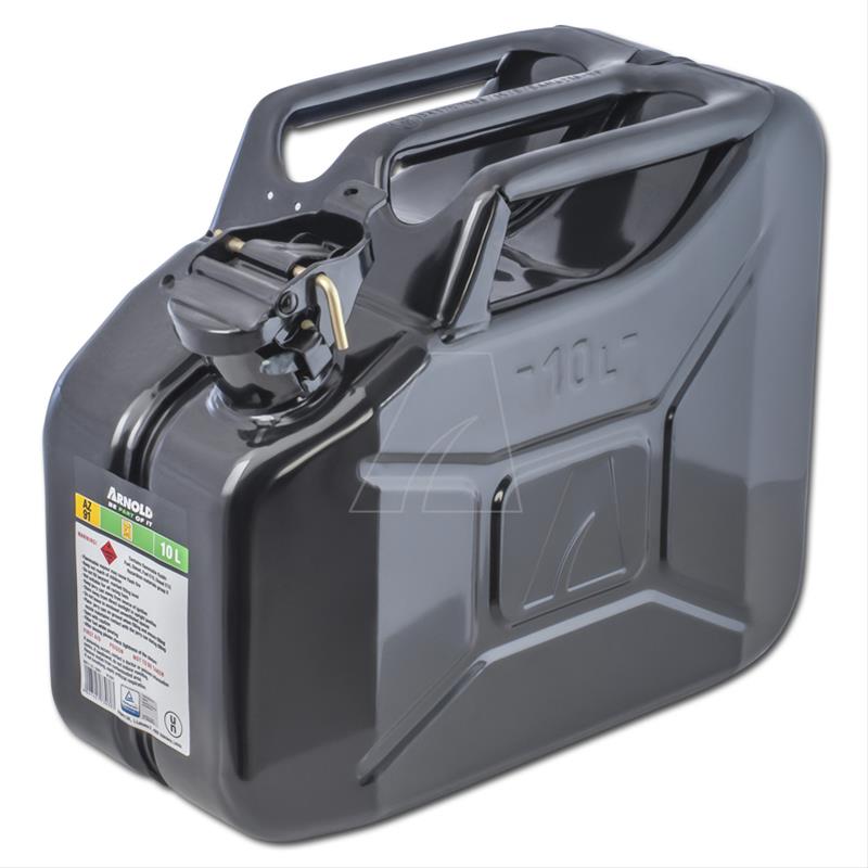 Metallkanister / Kraftstoffkanister 10 Liter schwarz
