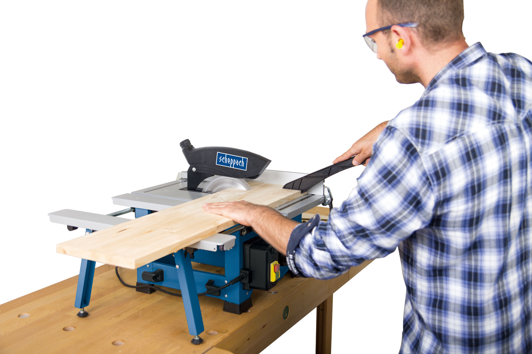 Scheppach Tischkreissäge HS80 230V 1200 W Ø 210mm