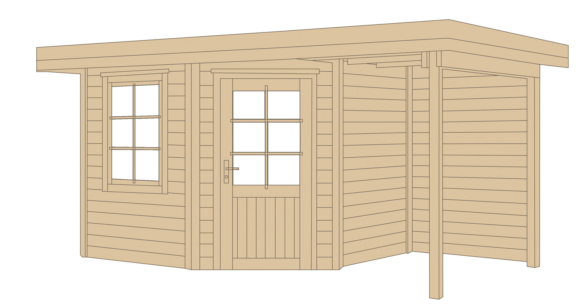 weka Komfort Designhaus 213 Plus A Gr.2 natur