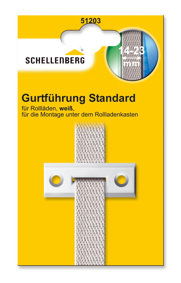 Schellenberg Gurtführung Standard rechteckig weiß 51203