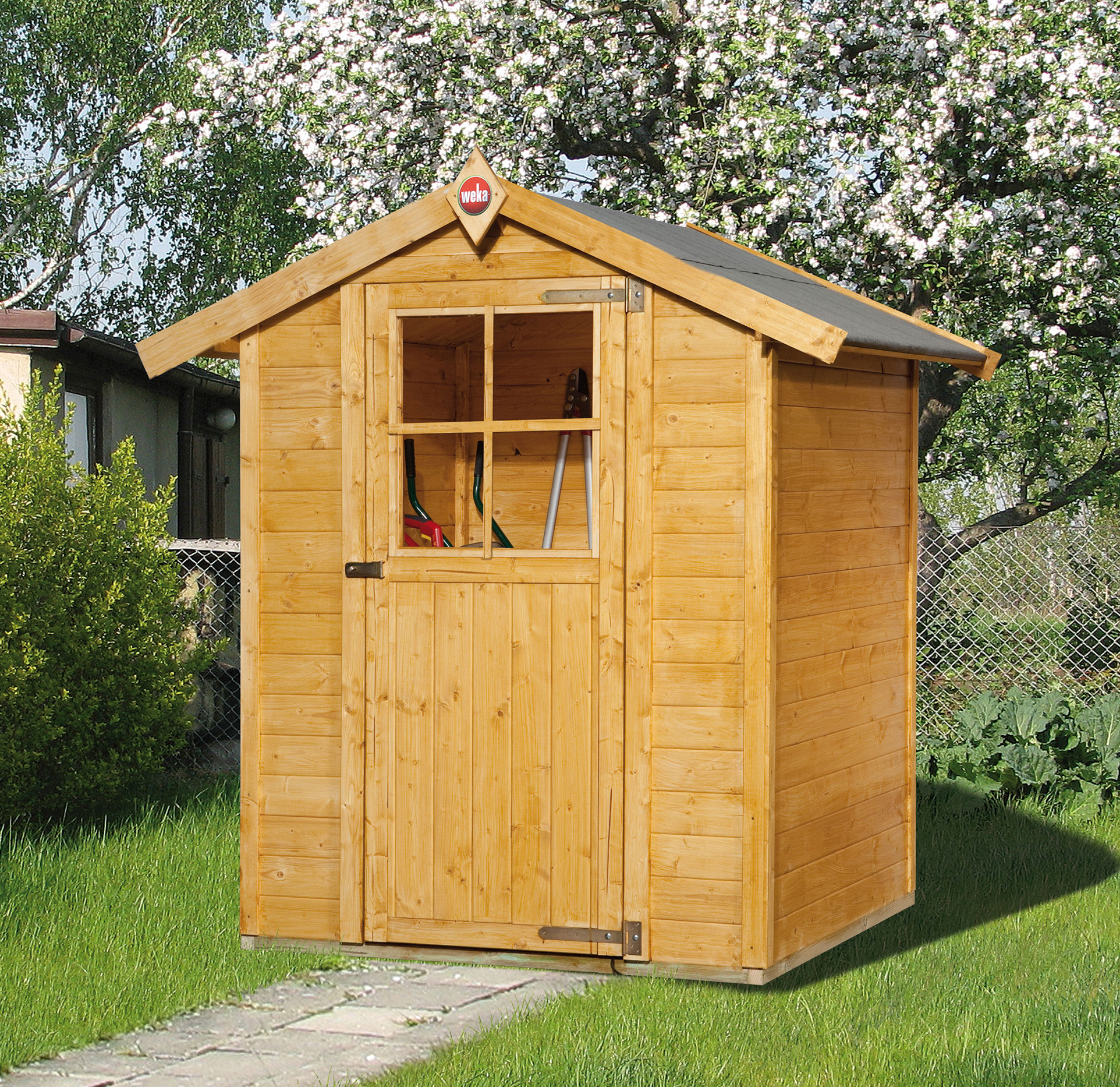 weka Gartenhaus 317 Gr.2, lasiert , 19 mm, ET