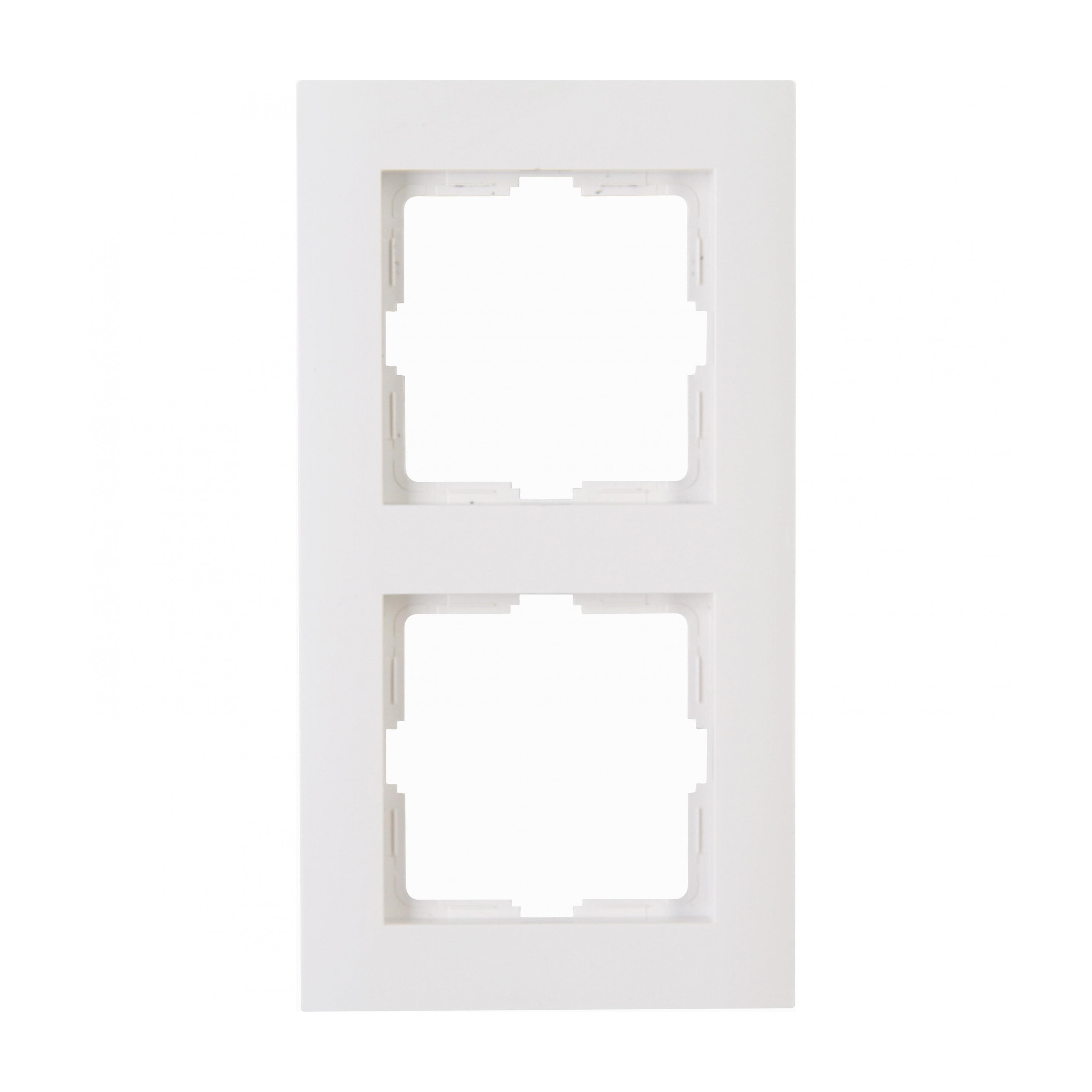 ATHENIS IP44 – 2-fach Abdeckrahmen reinweiß