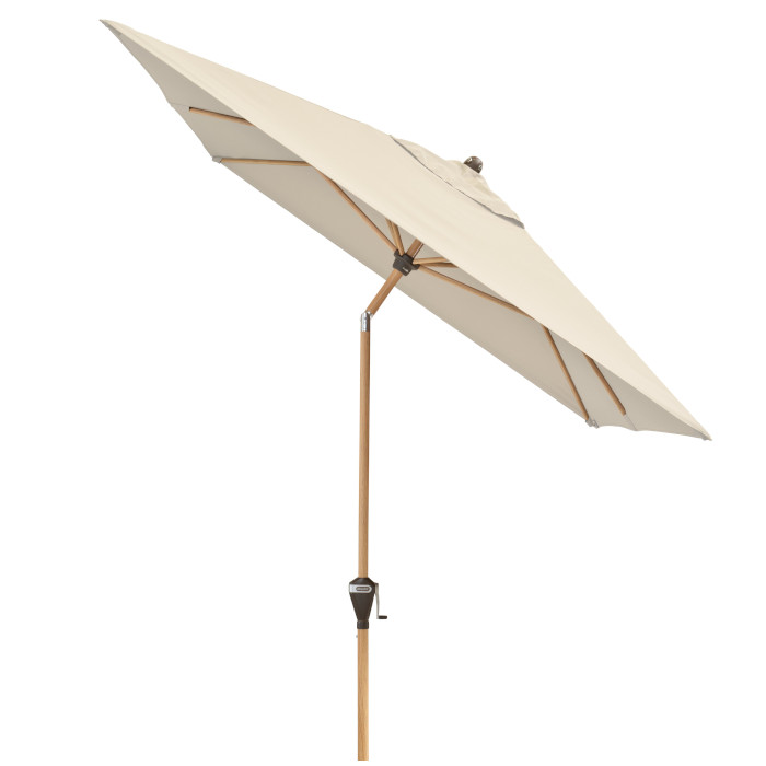Doppler Sonnenschirm Alu Wood Ultra Auto-Tilt D820 natur 300x200cm