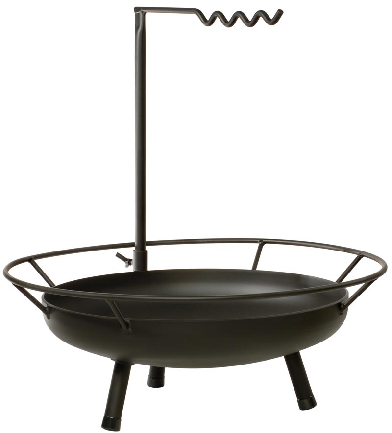 Feuerschale / Schwenkgrill / Kochstelle / Grill Stahl Firepit 90x95cm