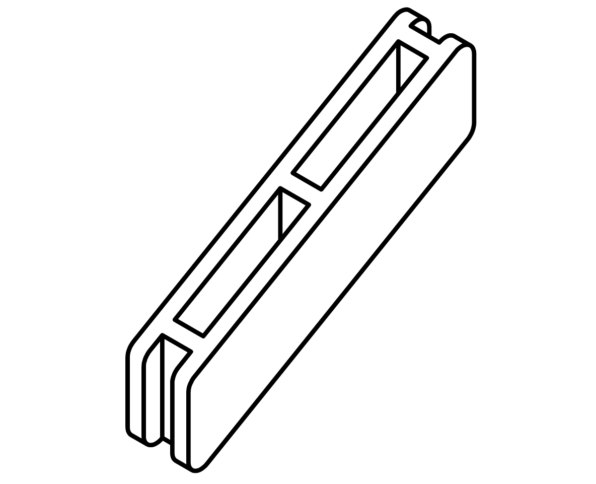 EASY-FENCE Abstandshalter für EASY-ROM Grau