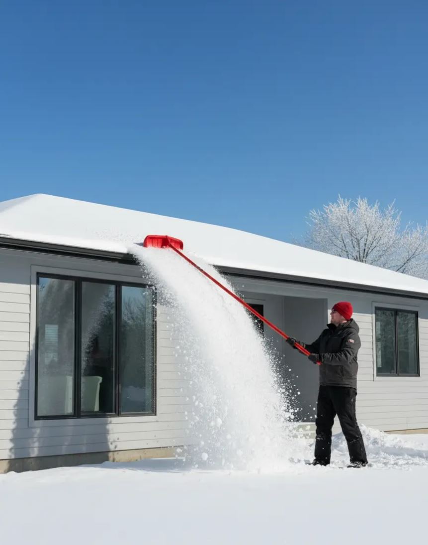 Wolf Garten Dach-Schneeräumer Set SR-M 60 & Vario-Stiel ZM-V 4