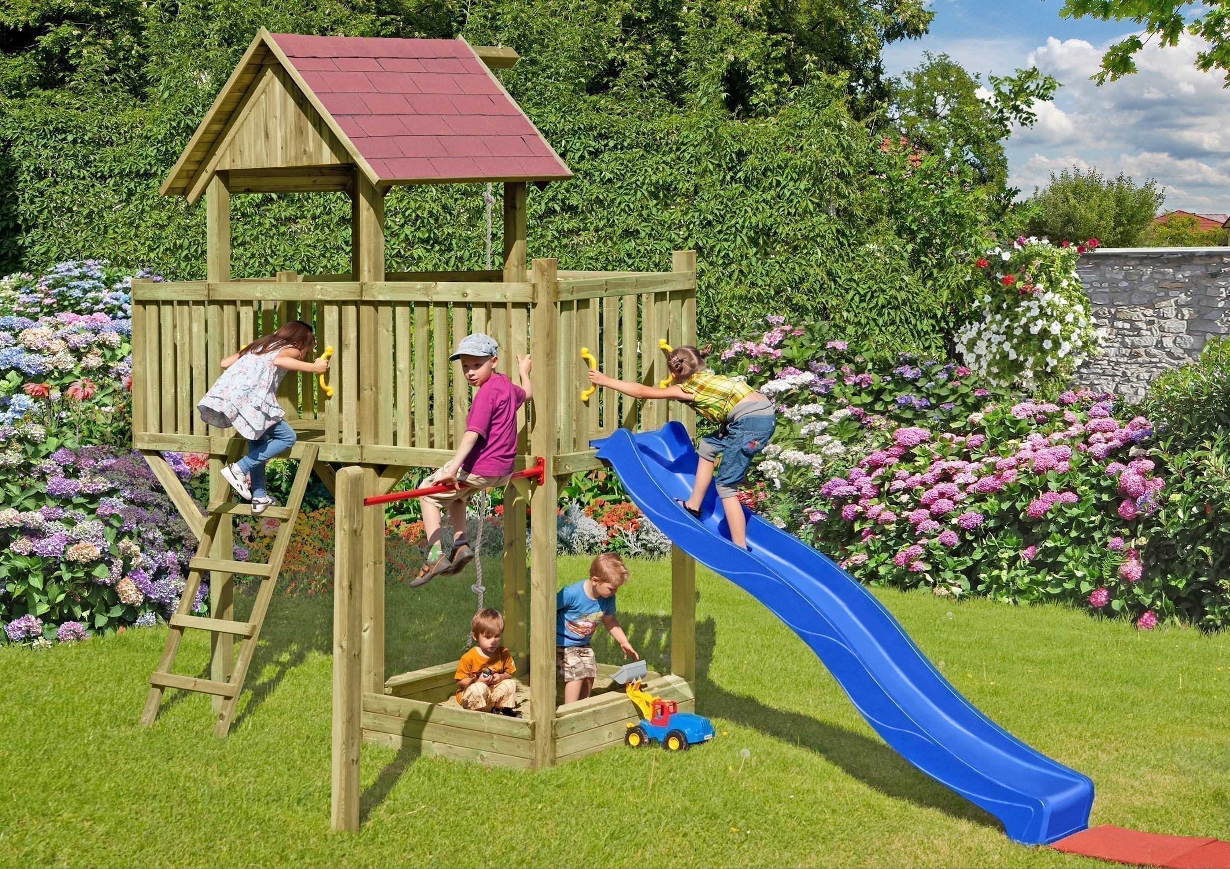 Spielanlage / Spielturm Red Head Multi-Play