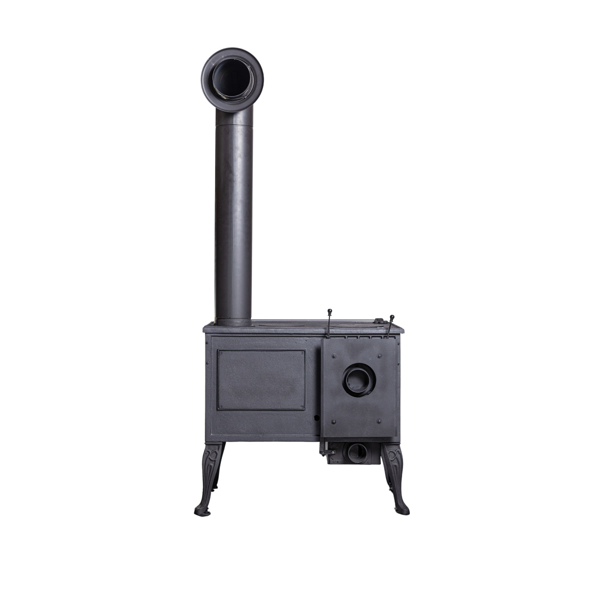 Globe Fire Titan Holzherd raumluftunabhängig Guss 8,8 kW mit Backofen