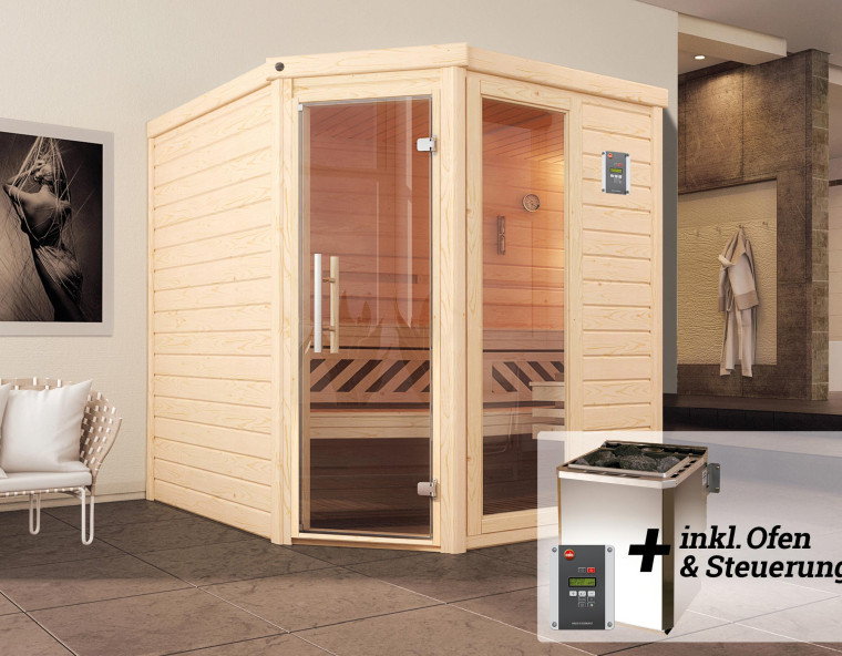 Weka Sauna TURKU 7,5 kW BioS GT/F Gr.2