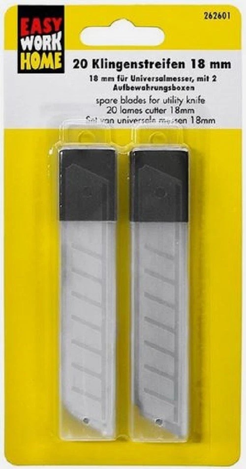 Abbrechklingen 18 mm, 20 Stück