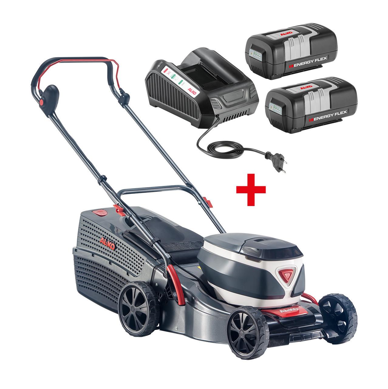 AL-KO® Akku Rasenmäher 42.2 Li Comfort 36V mit 2 Akku und Ladegerät