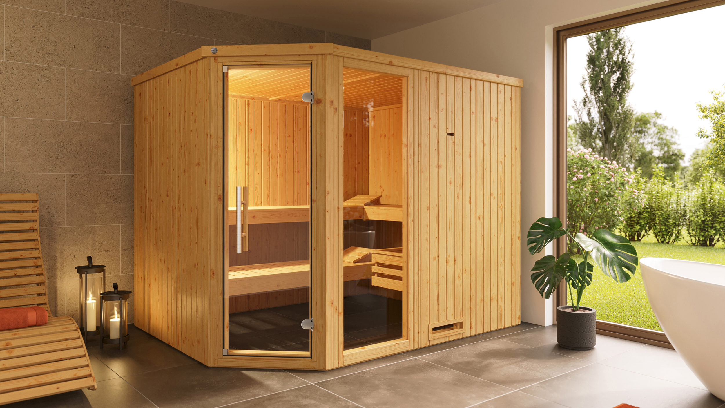 Weka Ecksauna VARBERG 4 GTF