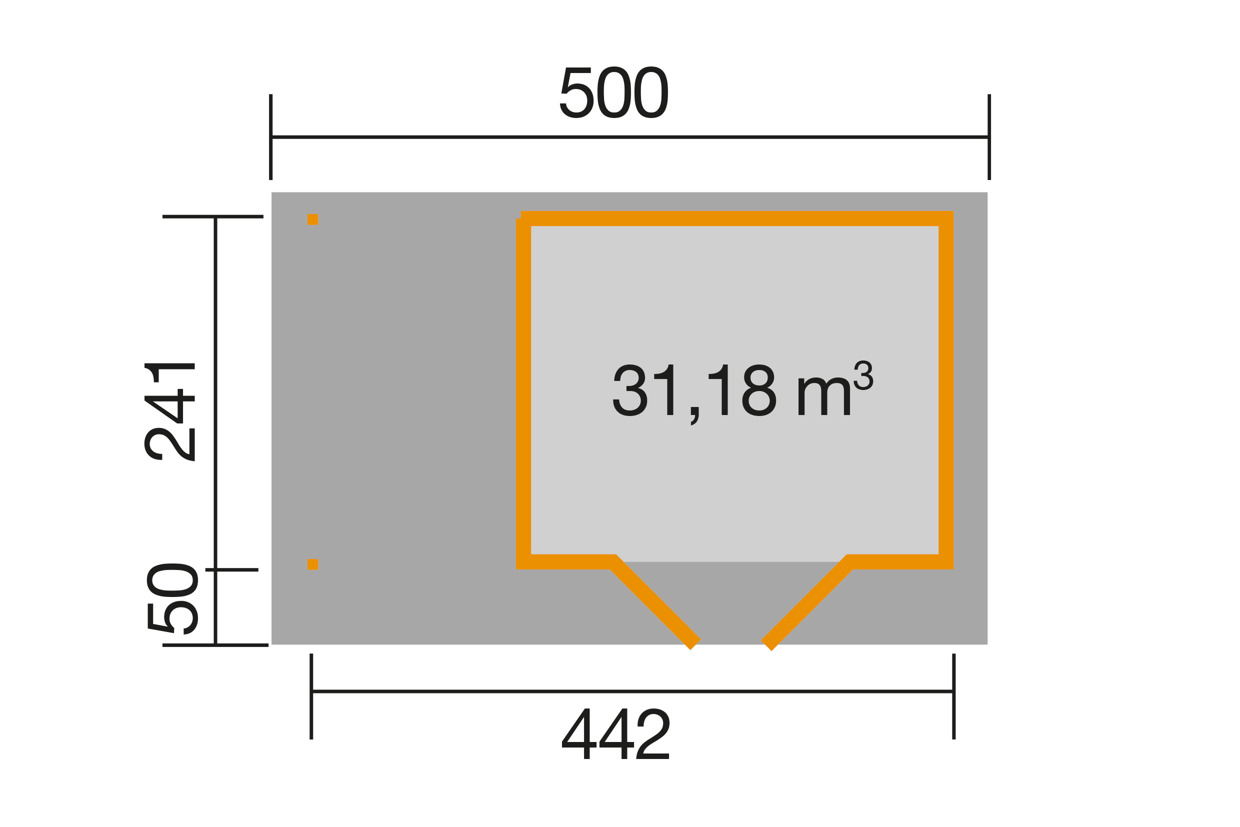 weka Komfort Designhaus 126 Plus A Gr.1 natur