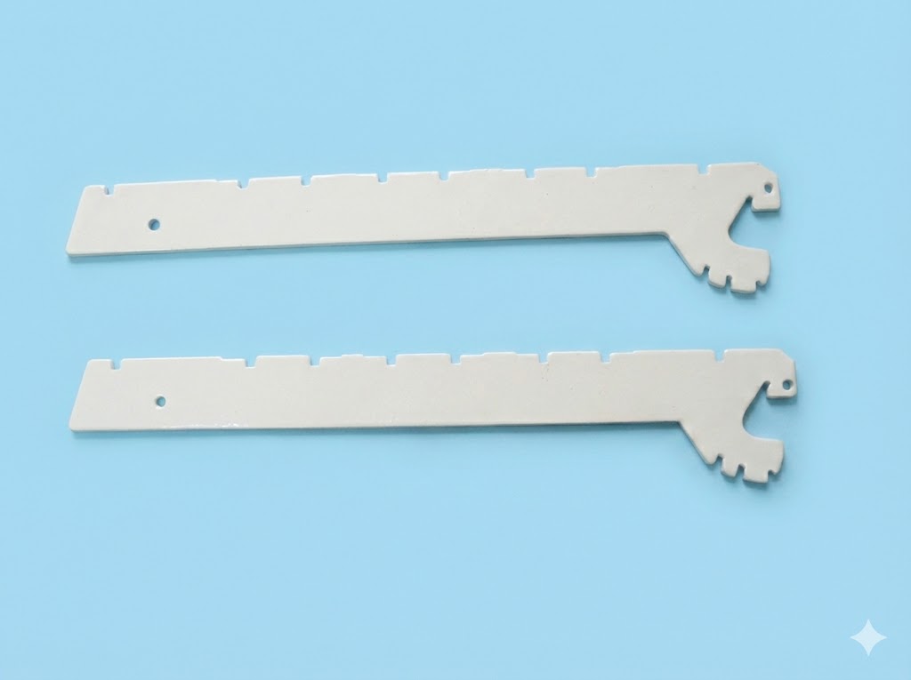 Konsole für Tegometall Fachboden juraweiß 47 cm 2 Stück