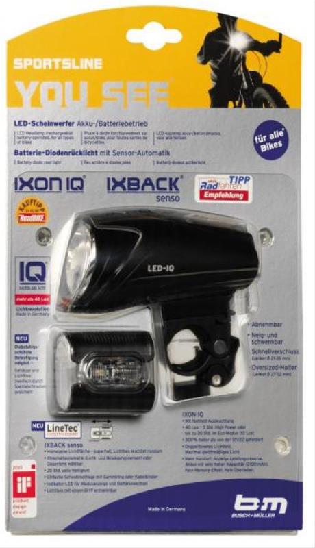 Beleuchtungsset Ixon IQ/Ix Back senso Premium