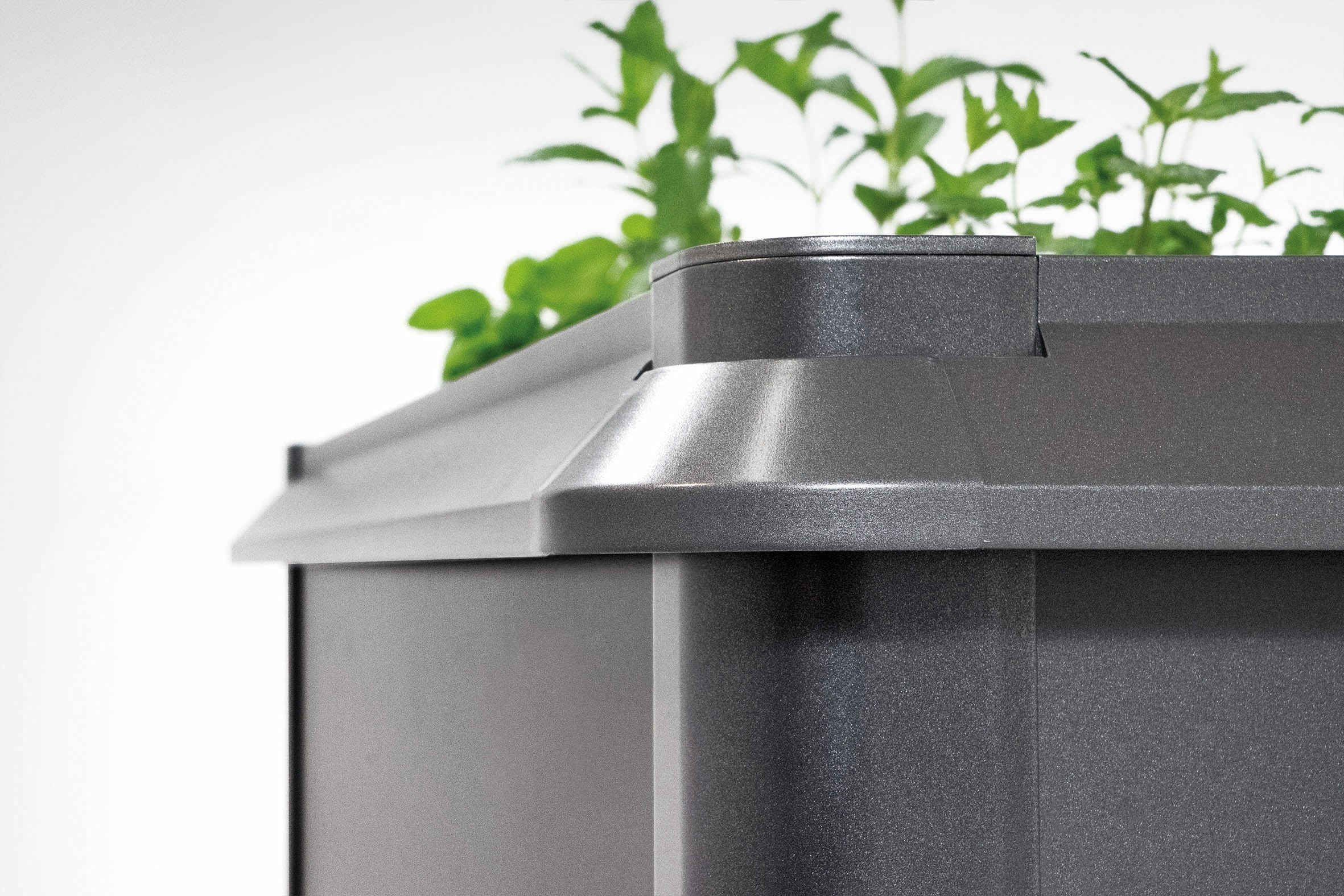 Schneckenschutz für Biohort Hochbeet 2x1 dunkelgrau-metallic