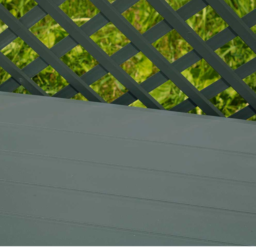 KHW Gartenbank Kopenhagen 174x49x139 cm anthrazit
