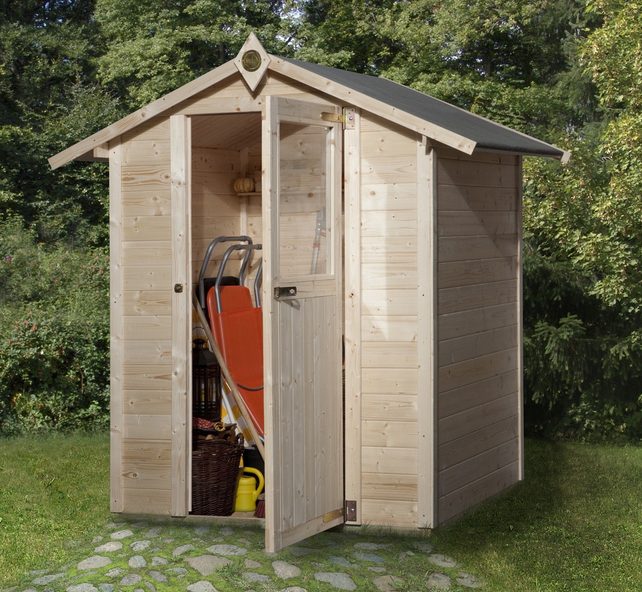 weka Gartenhaus 317 Gr.1, natur, 19 mm, ET