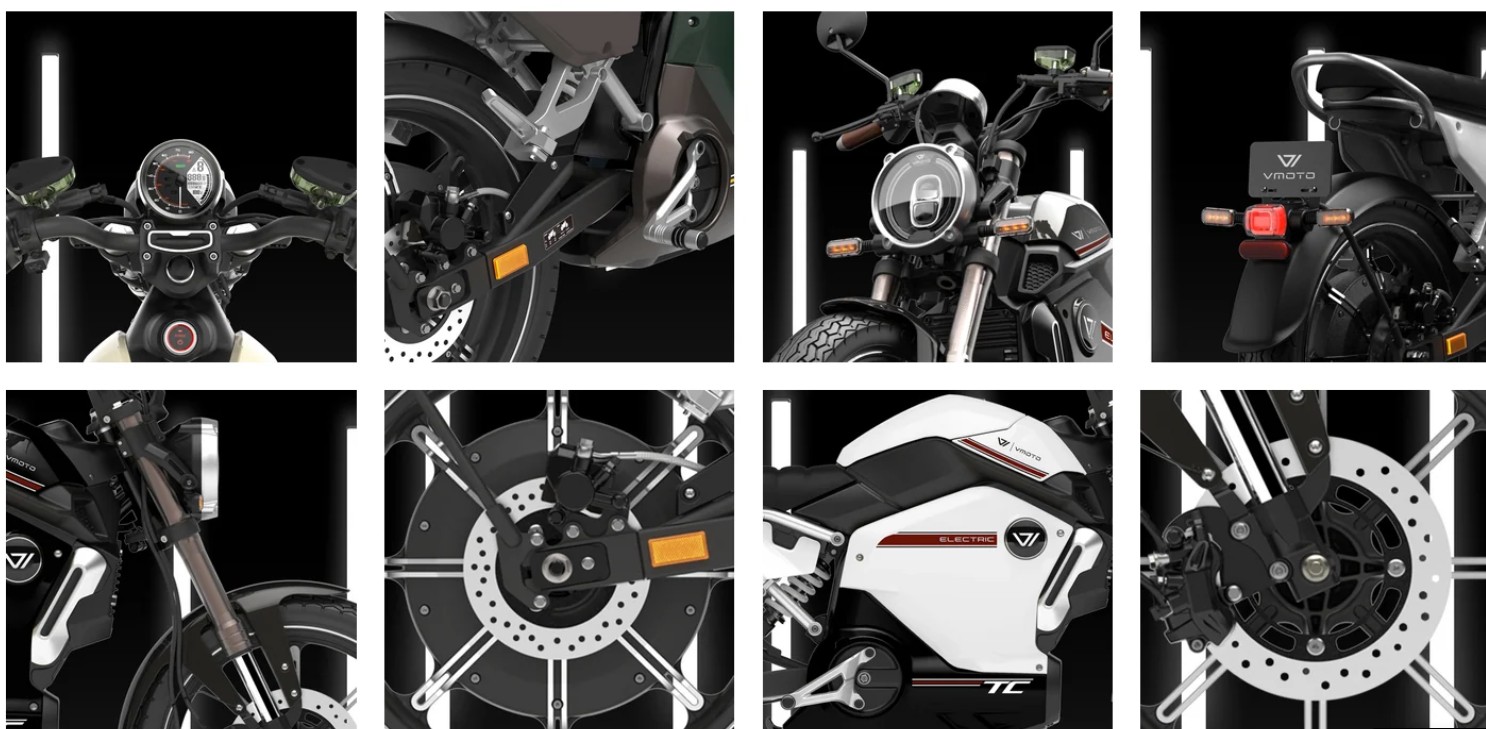 Vmoto TC 45Kmh 72V 24AH Lith
